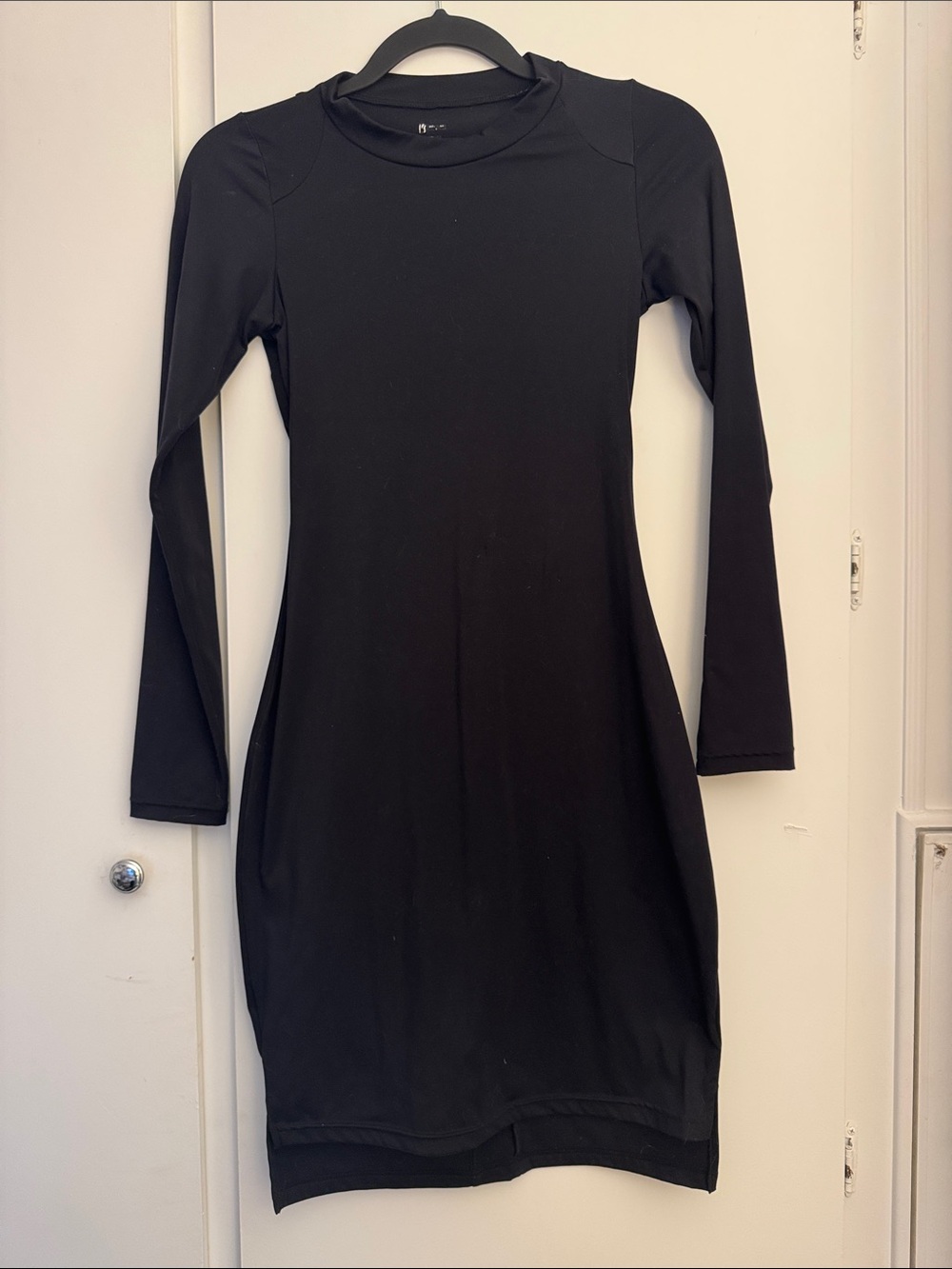 BuffBunny Black Long Sleeve Bodycon Dress